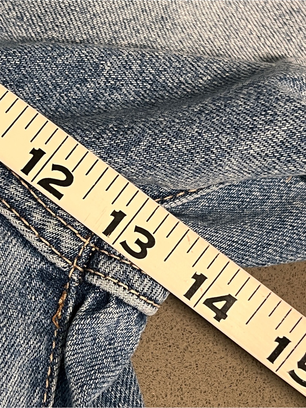 DL 1961 Ripped High Waist Wide Leg Crop Jeans Light Blue Wash Size 31/12 - Picture 12 of 16